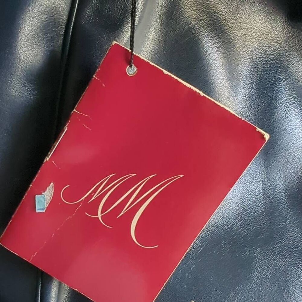 Vintage Morris  Moskowitz leather shoulder bag. NOS. Mid-Century mfg 190 - Picture 6 of 10